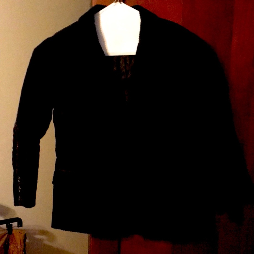 Gymboree boys black corduroy blazer size 5-6